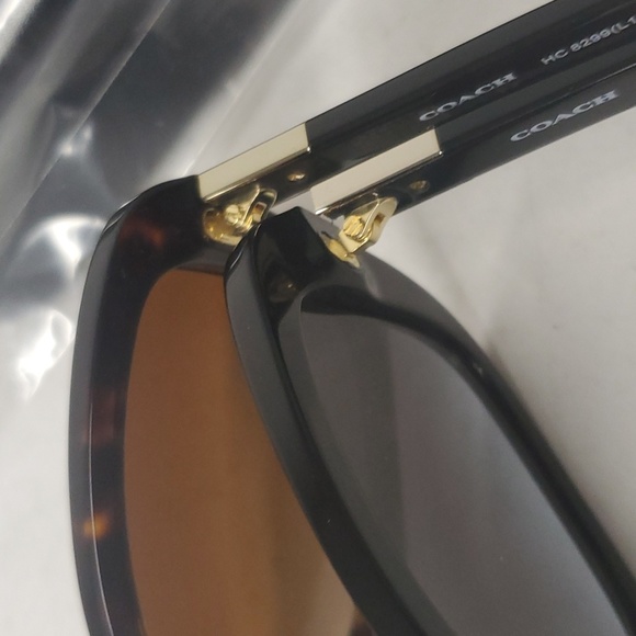 NEW Coach L1142 Signature Rectangle Sunglasses Choose one from 2 colors - Picture 9 of 12